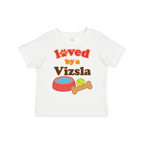Inktastic Vizsla Loved by a (dog Breed) Boys or Girls Toddler T-Shirt