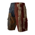 thumbnail image 4 of Men's Casual Loose Fit Multi-Pockets Military Cargo Shorts Camo Print Cargo Shorts with Multiple Pockets and Relaxed Fit Mint Green XXXL, 4 of 4