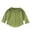Green, variant on Lenpel Girls' Long Sleeve T-Shirts Toddler Baby Crew Neck Button Front Ribbed Knit Tee Tops Infant Newborn Clothes(Gray,1-2 Years)