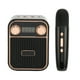 thumbnail image 2 of Mini máquina de Karaoke Bluetooth Sonido estéreo HiFi Altavoz Bluetooth portátil con micrófono para Regalos de niños Negro, 2 of 5