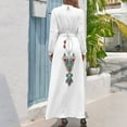 thumbnail image 2 of Amazigh Berber Kabyle Symbole Vestido largo Vestidos de playa Vestido de fiesta elegante para mujeres 2024 Vestidos elegantes de mujer para boda, 2 of 4
