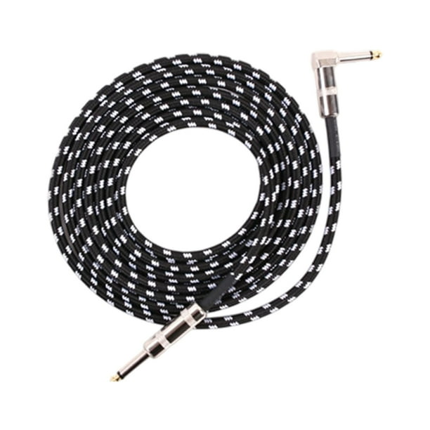 Guitarra Para Instrumento Acústico Cable Conector De Audio Blindado Rendimiento Duradero Para Músicos