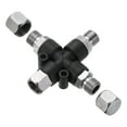 thumbnail image 1 of Adaptador de Pistola de Aire de 3 Vías Uxcell, Divisor de Manguera de Aire BSP de 1/8" con Tuerca de Conector, Adaptador de Conexión para Compresor de Aire de Pintura, 1 of 6