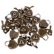 thumbnail image 5 of TABLETREANDS 25Ud Candados Corazón Café De Estilo Con Llave Para Y Regalo, 5 of 8