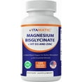 thumbnail image 2 of (2 pack) Vitamatic Magnesium (from Bisglycinate & Oxide) with Vitamin D3 & Zinc - 120 Veg Capsules - Supports Muscle, Joint, Nerve & Heart Health – Non-GMO, Gluten-Free, 2 of 11