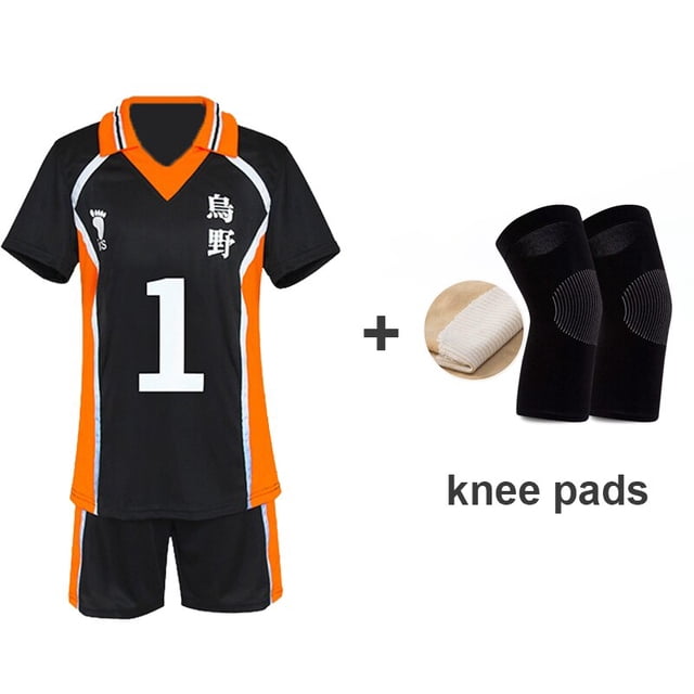 Disfraz de Anime Haikyuu Karasuno High School voleibol Club Hinata Syouyou Kageyama Tobio, uniforme deportivo