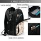 thumbnail image 4 of Balery Retro Rooster Mochila con carga USB para hombre y mujer - Mochila impermeable y antirrobo para laptop con puerto USB para viajes, trabajo, 4 of 7