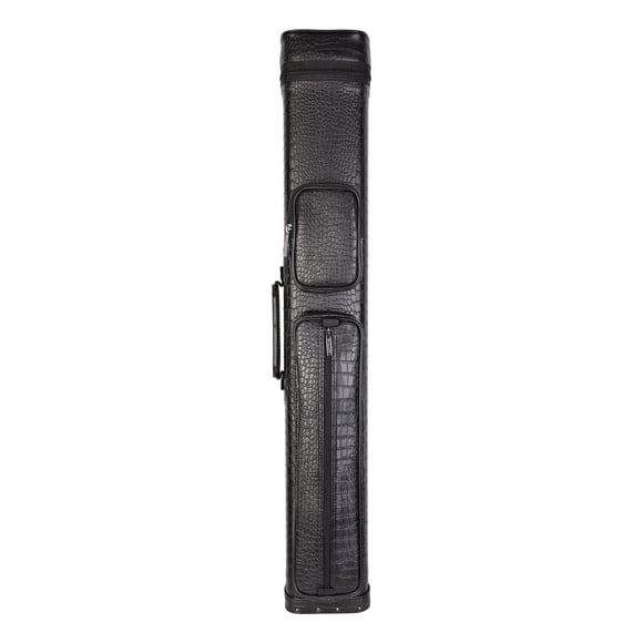 ASKA C35S Étui Rigide Professionnel pour Queue de Piscine 3x5 - Vinyle Texturé Noir Rectangulaire - Contient 3 Fesses et 5 Arceaux