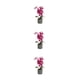 thumbnail image 3 of Orquídea artificial Bonsái Potted Matsuzay 8 Flores Púrpura, 3 of 6