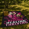 thumbnail image 7 of Rising Healing Thriving Phoenix Butterfly Breast Cancer Awareness, Dramatic Artistic Scene, Warm Flannel Blanket for Living Room and Bedroom, Art Lovers Valentine's Day Gift, Artistic Home Decor, 7 of 7