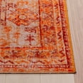 thumbnail image 3 of Well Woven Overdyed Helode Machine Washable Orange Vintage Oriental Medallion Runner Rug 2x7 (2'1" x 7'3" Runner), 3 of 8