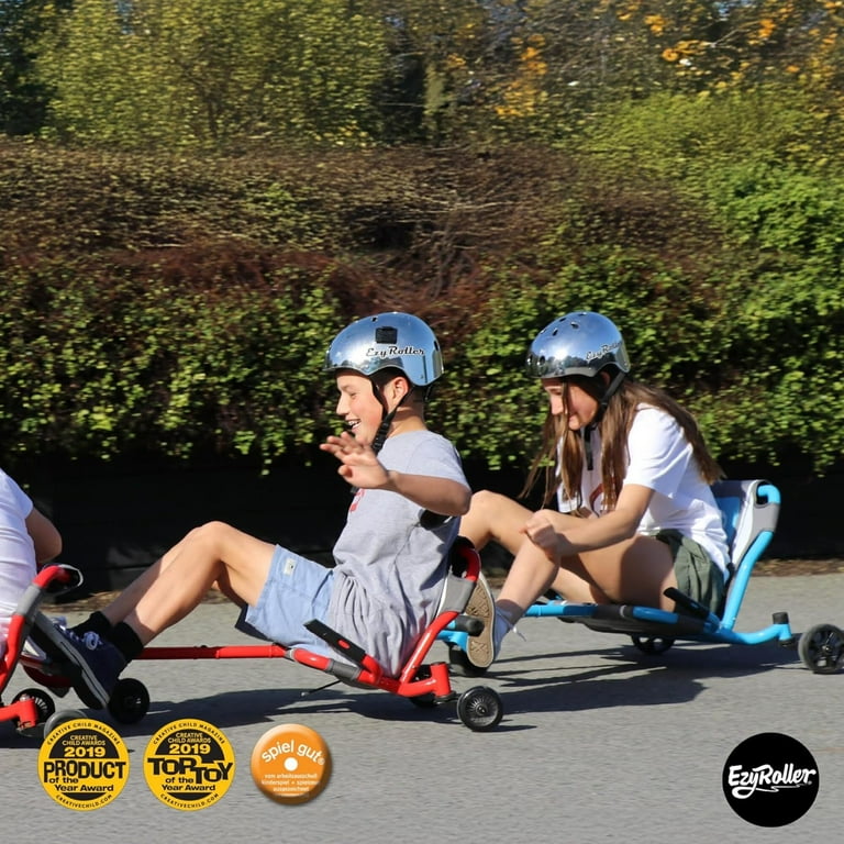 EzyRoller, Drifter Pro X Ride-On Scooter, 220lb Capacity, Red