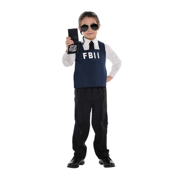fund hook Salvation Fbi Agent Officer Boys Child Cop Halloween Costume Accessory Kit -  Walmart.com