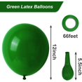 thumbnail image 5 of EcoNesxp Dark green balloons 110 each, 5 of 5