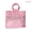 Pink, variant on Jute Gift Hamper Bag with Transparent Window | Eco-Friendly Bag for Wedding Gifting, Return Gifts, Dry Fruits | Reusable Tote Bag | (1, Sky Blue, 12x10x5 inch)
