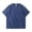 Blue, variant on MEICHEN Cotton T Shirts Oversized Unisex Short Sleeves Casual Loose Blouses Solid Basic Tee Tops for Women