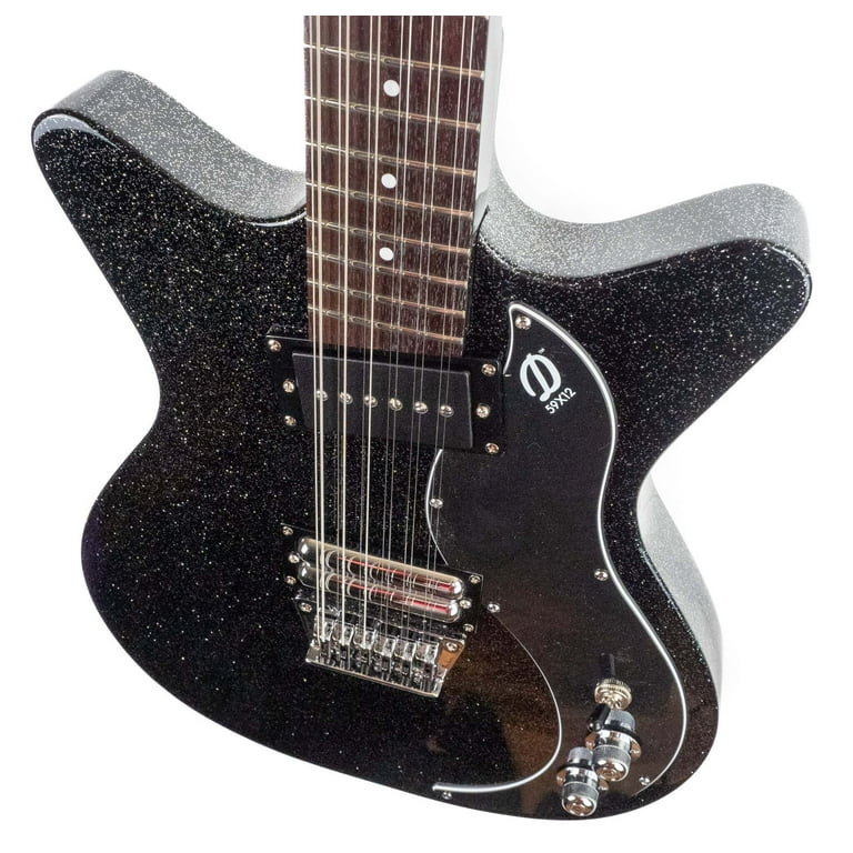 Danelectro 59X12 12-String Electric Guitar Black Metalflake