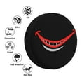 thumbnail image 6 of DouZhe Waterproof Spare Tire Cover, Smile Grin Lips Prints Adjustable Wheel Covers Fit for Jeep Trailer RV SUV Car, 17 inch, 6 of 7