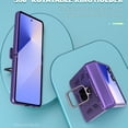 thumbnail image 2 of ELEHOLD Case for Samsung Galaxy Z Flip 6, Shockproof Hinge Phone Case with Slide Camera Cover & Kickstand,Purple, 2 of 6