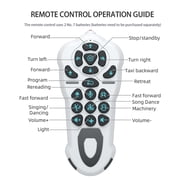 Gqtwoy RC Robot Toy, Remote Control Robot, Gesture Sensing Robot, Dancing Programmable Robot, Rechargeable Smart Robot, Interactive Dancing and Singing Companion