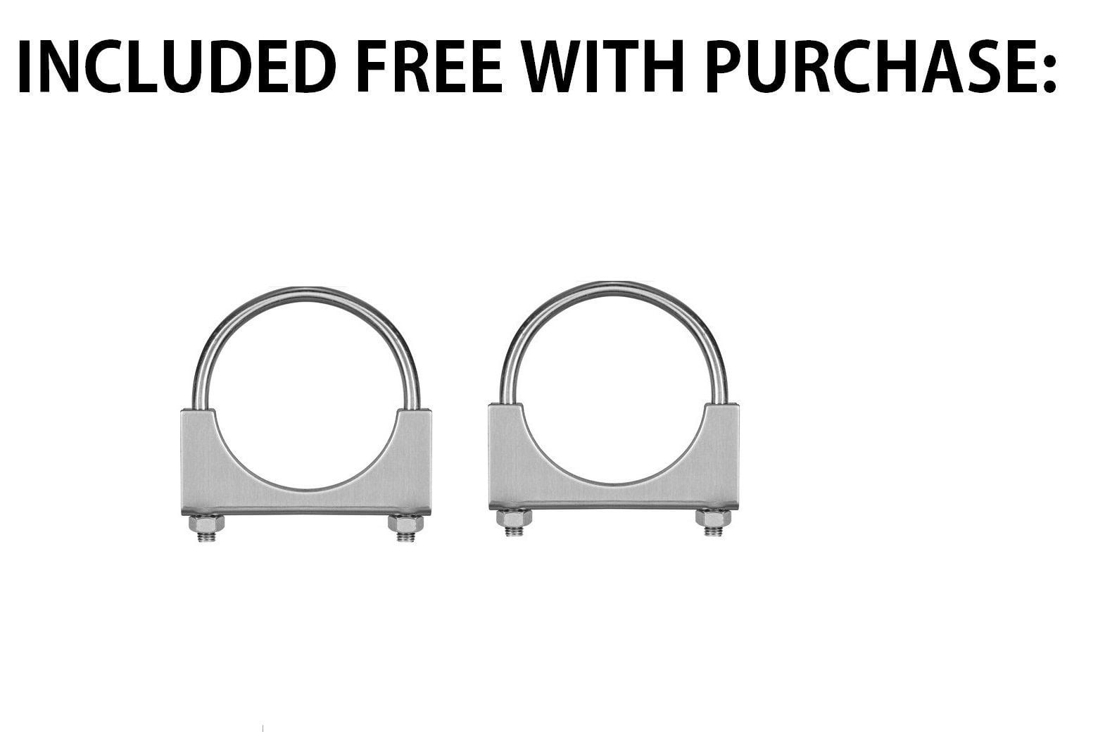 Stainless Steel Pair of Exhaust Mufflers Fits Nissan Altima 2009-2018 2.5L | Nissan Altima 2009-2012 3.5L - Direct Fit