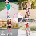 thumbnail image 4 of SET DE PROTECCIÓN INFANTIL PARA PATINAJE, SCOOTER Y BICICLETA – RODILLERAS, CODERAS Y MUÑEQUERAS CON CARCASA ANTIGOLPES Y MALLA TRANSPIRABLE – COMODIDAD Y SEGURIDAD PARA NIÑOS Y NIÑAS -COLOR ROSA, 4 of 10