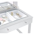 thumbnail image 5 of Umbridge 3-drawer Vanity Set with Lighting Chrome and White, 5 of 6