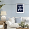 thumbnail image 3 of Stupell Industries Coastal Seas The Day Sentiment Gray Framed Print Under Glass, 17 x 21, by Lettered and Lined, 3 of 8