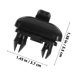 thumbnail image 2 of GOOHOCHY 4Ud Soporte De Fijación Para Visor Solar En ABS Negro Compatible Con Diversas Marcas De Autos, 2 of 6