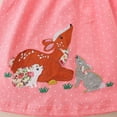 thumbnail image 4 of Yidarton 2022 European And American Style Girls Long Sleeve Dress Autumn New Knitted Cotton Cartoon Embroidery Princess Dress Fashion Cute Children's Dress 3T, 4 of 5
