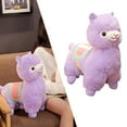 thumbnail image 6 of Cute Alpaca Plush Animation Toy, Cartoon Soft Stuffed Doll, Gift for Kids Children Girl Friend Wife for Christmas, Birthday, Housewarming Purple_50cm, 6 of 10