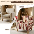 thumbnail image 5 of FKELYI Armchair Slipcover Grunge Tie-Dye Print Stretch Couch Sofa Cover with Elastic Bottom Furniture Protector for Living Room Office Reception Reading Sofa, 5 of 7