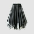 thumbnail image 2 of Tanhomme Women's Tulle Skirt Elastic High Waist Pleated Midi Skirt Mesh Flowy Tutu Skirts Mesh Layered Midi Tulle Skirt Summer High Waist Up Party Petticoat Skirt Elegant Tutu Midi Skirt, 2 of 7