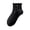 Black, variant on Ticikt Girls Ruffle Socks Cotton School Uniform Dress Socks,Color:Light Blue,7-9 Years