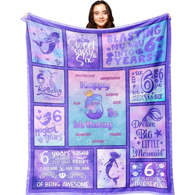 LHSHID Birthday Gifts for 8 Year Old Girl Blanket Flannel Soft and Comfortable Anti static Bed Sofa Blanket 60x80in