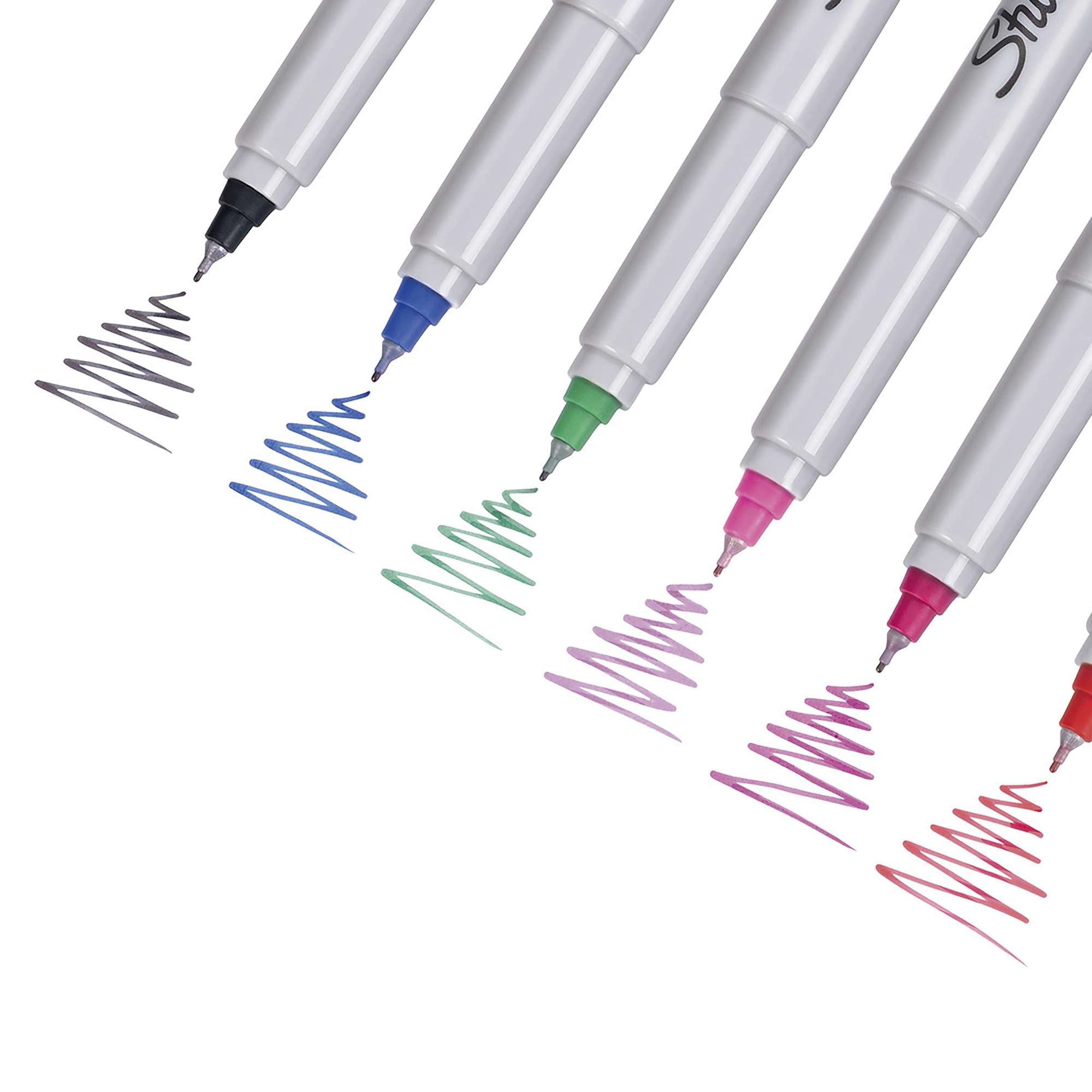 Sharpie Permanent Markers, Ultra Fine Point, Assorted Colors, 12 Count
