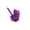Purple, variant on 3D Printed Bird Water Whistle Musical Instrument Desktop Figurine Set, Functional Artisan Sculpture for Creative Home Decor and Sound Play Blue
