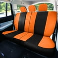thumbnail image 4 of FH Group Light & Breezy Flat Cloth Car Seat Cover, Universal Orange Full Set Seat Covers with Air Freshener, 4 of 9