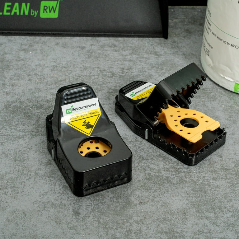 Black plastic mouse trap outlet