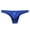 Blue, variant on Penkiiy Men's Bikini Briefs Half Hip Low Waist Color Striped Panties Men Underwear M Black On Sale