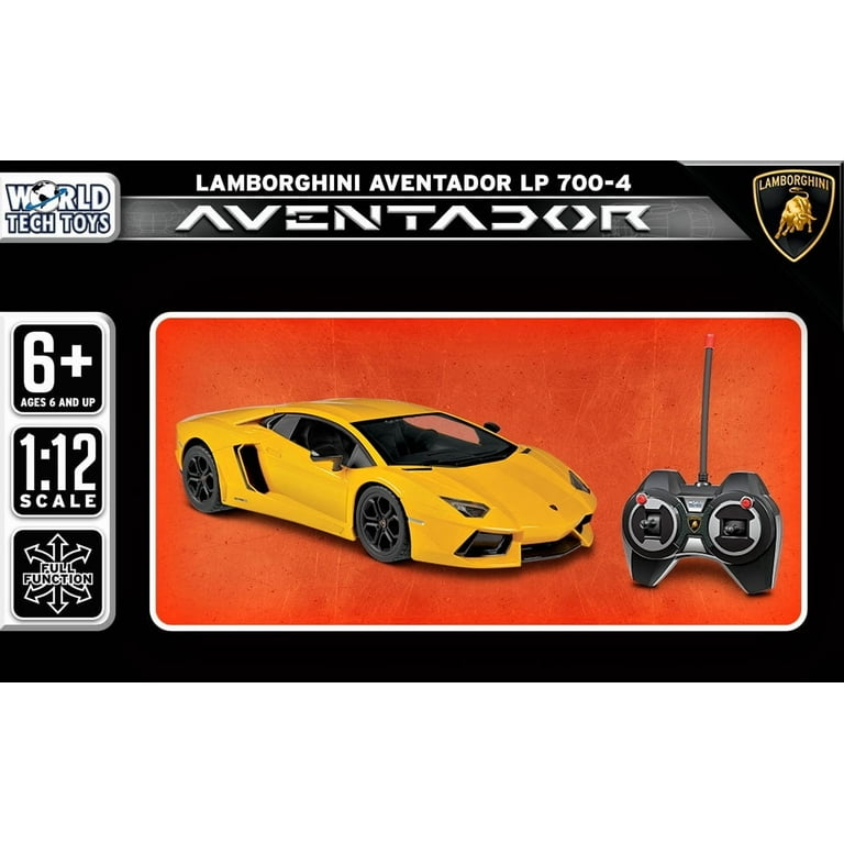 Lamborghini Aventador LP 700-4 1:12 Electric RC Car - Yellow