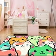 thumbnail image 4 of Cat Rug for Girls Room - Cat Pattern Rug Decor for Bedroom Cute Cat Area Rug, 4 of 6