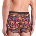 thumbnail image 3 of Uemuo Skull blue daisy flower Pattern Men's Boxer Briefs,Trunk Anti-Chafing,Comfortable, Durable, and Stylish Underwear-Medium, 3 of 9