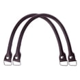 thumbnail image 1 of Qarigey 2 piezas de correas de bolso de cuero, asas de bolso, cinturón para accesorios para principiantes Bolsas de mensajero y de hombro Marrón, 1 of 6