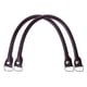 thumbnail image 1 of Bolso de repuesto de cuero con correas, bolso largo, ancho, suave, manijas, bolsos, cinturón, accesorios para manualidades, marrón, 2 piezas sidaley AP004435-02, 1 of 6