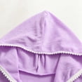 thumbnail image 3 of Kids Toddler Little Girl Swim Cover Up Towel Terry Swimsuit Wraps Zip Up Bathing Suit Robe Pool Beach Coverup Aosijia, 3 of 7