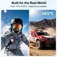 thumbnail image 5 of Magnetic Action Camera 1080P Compact Vlog Cam with 2"Flip Screen Hands-Free Wearable Sports Camera 153°Ultra Wide 5G Glass Lens for Pet Walking Cycling Hiking Travel Recording & Adventures Rose Pink, 5 of 12