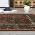 thumbnail image 4 of Washable Rug Runner Vintage Rug Traditional Rug Non-Slip Grey Runner Rugs with Rubber Backing Low-Pile Ultra-Soft Distressed Rug for Kitchen Bedroom 2x6/5x7/6x9/8x10/9x12, 4 of 7