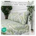 thumbnail image 2 of Pure Melody Collection, 4-Piece Premium Bedding Set, 14" Deep Pocket Full Size Sheets Set, Deep Pocket Fitted Sheet, Green Flat Sheet Full, Green Sheets and Pillow Cases, 2 of 7