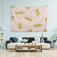 thumbnail image 4 of GZHJMY Avocado Tapestry Aesthetic Tapestry for Bedroom Living Room Classroom Dorm 90" x 60" Inches Gift Decor, 4 of 6